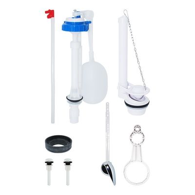Fittings del serbatoio dell'acqua del bagno Valvola di riempimento regolabile con altezza regolabile del tubo di traboccaggio
