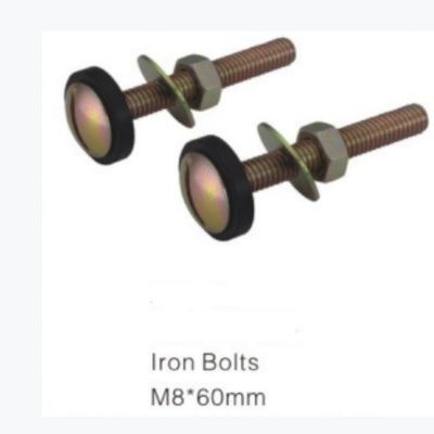 Kit di bulloni di fissaggio in ottone rivestito di ferro per installazioni di lunga durata con dimensioni M8*60mm