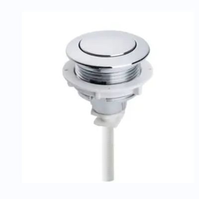 Pulsante di scarico cromato per WC a scarico singolo con diametro 38mm/48mm/58mm