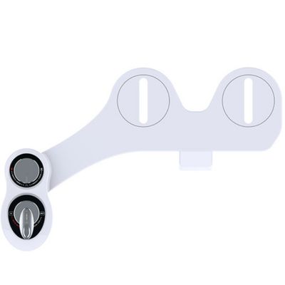 Bidet non elettrico regolabile alla pressione dell'acqua con design moderno e doppi ugelli per il bagno