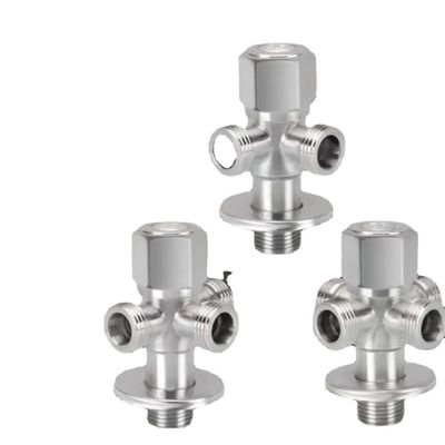 Valvola di arresto triangolare per bagno con design moderno e acciaio inossidabile 304 resistente