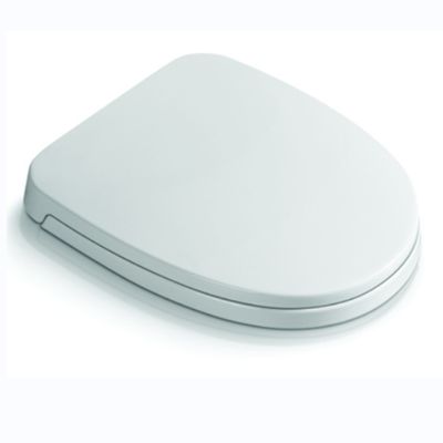 Sedile da bagno bianco di design moderno in termoplastico per bagno e bagno domestico