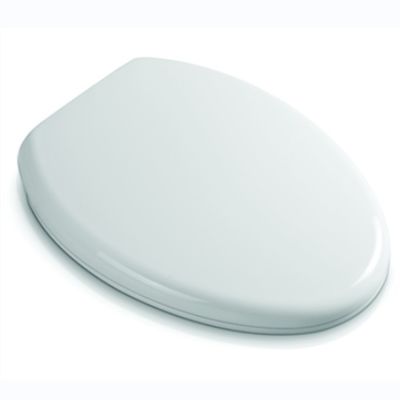 Copertura del seggiolino del bagno in plastica allungata con disegno moderno