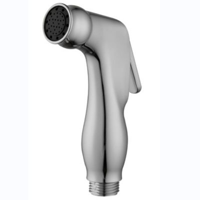 Pistola di spruzzo pressurizzata in plastica ABS elettroplata con ugello di depuratore per compagne in bagno