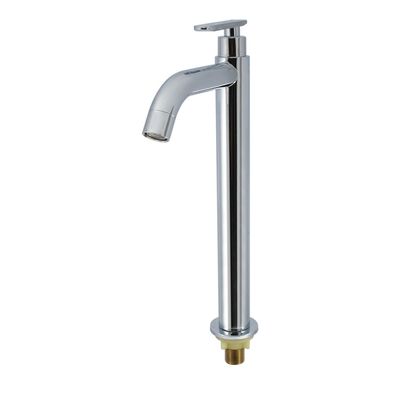 Rubinetto per lavabo da bagno a foro singolo montato sul piano con deviatore