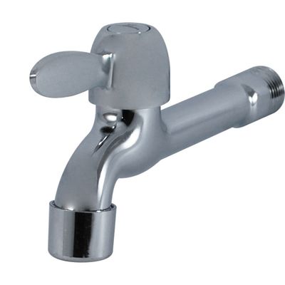 Rubinetto per lavabo in ottone a maniglia singola con finitura superficiale cromata per rubinetto miscelatore da bagno per acqua calda e fredda