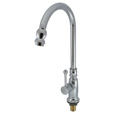 Moderno Zinc alloy Pull Out Spray Faucet cucina con finitura in cromo per acqua calda e fredda