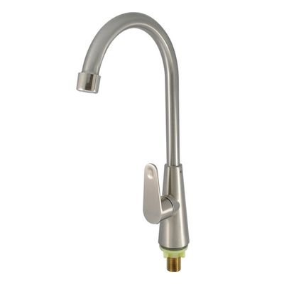 Rubinetti per la lavanderia di cucina a rubinetto di argento in lega di zinco a induzione con materiale di bobina di terracotta