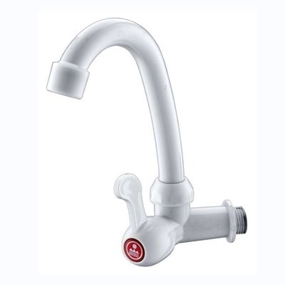 Rubinetto da cucina a manico singolo montato a parete con materiale ABS resistente per bagni moderni