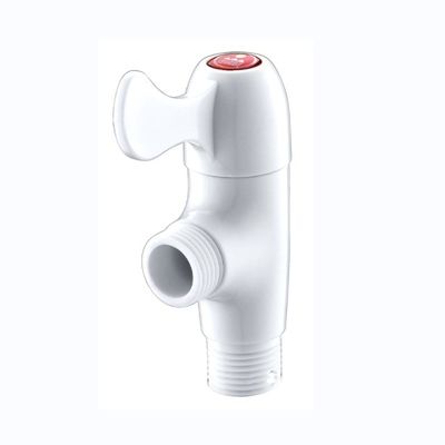 Manico ABS bianco Rubinetto d'acqua di plastica Rubinetto del bagno Rubinetto accessorio tipo Rubinetto con diverter