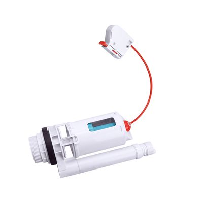 Valvola di scarico doppia per WC certificata CE, nuovo tipo, doppio cavo, plastica ABS, per uso in bagno e orinatoio
