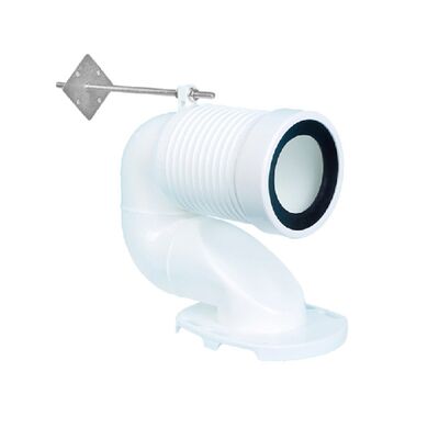 Fitture per tubi di scarico per servizi igienici, tubi dritti per scarico da parete a pavimento, giunti di conversione per scarico, tubi universali