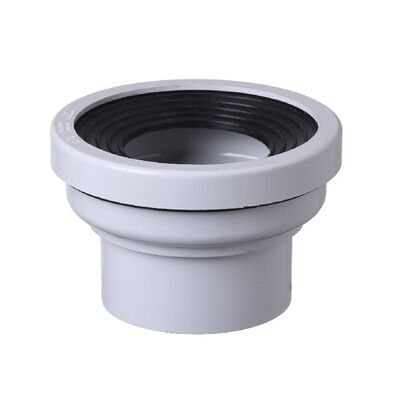 Connettore per scarico WC in polivinilcloruro (PVC) di plastica moderna