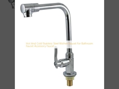 Rubinetto di cucina in acciaio inossidabile caldo e freddo per il rubinetto del bagno Rubinetto accessorio