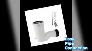 Pannello WC connettore tubo in PVC per drenaggio