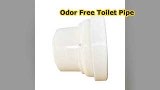 Connettore inodore per tubo di scarico WC in PVC