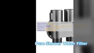 Soffione doccia filtrato per acqua più pulita