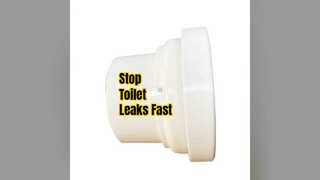 Ripara il connettore del tubo di scarico in PVC per perdite rapide della toilette